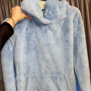 Urban Outfitters Blue Furry Sweatshirt